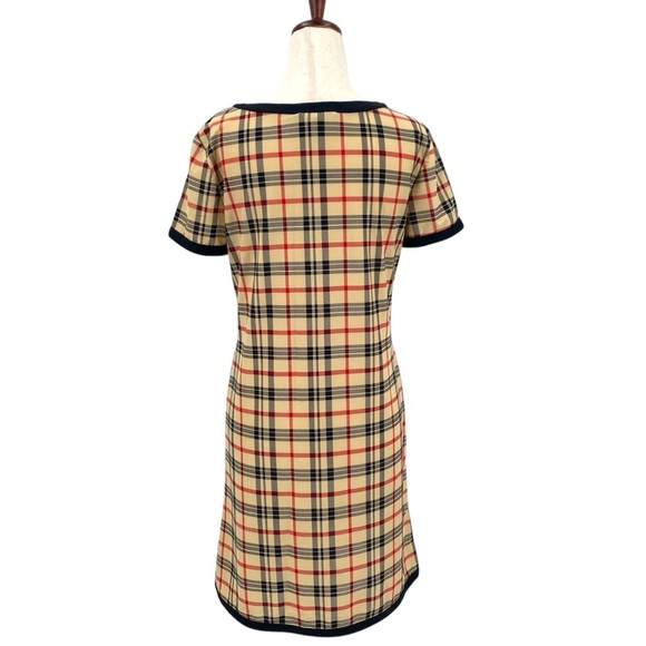 Jude Connally Plaid Shift Dress Small - Picture 2 of 6